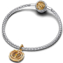 Charm Sterlingové stříbro 925 Hra o trůny Otáčecí astrolabe, přívěsek na náramek, film
