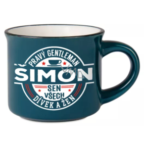 Albi Espresso hrneček Šimon - Pravý gentleman, sen všech dívek a žen 45 ml