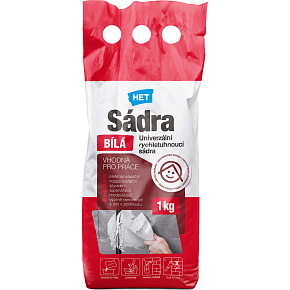 HET sádra bílá, 1 kg HET sádra bílá, 1 kg