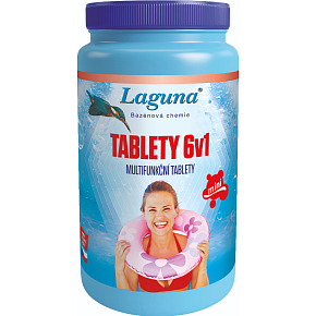 Laguna 6 v 1 Mini multifunkční tablety pro celosezónní údržbu vody v bazénu, 1 kg Laguna 6 v 1 Mini multifunkční tablety pro celosezónní údržbu vody v bazénu, 1 kg
