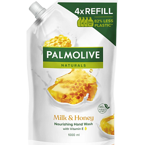 Palmolive Naturals Milk & Honey tekuté mýdlo náhradní náplň 1000 ml