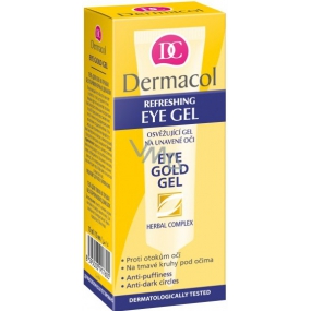 Dermacol Eye Gold Gel oční gel na unavené oči 15 ml