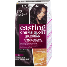 Loreal Paris Casting Creme Gloss barva na vlasy 316 tmavá fialová