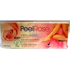 Peel Rose jemný depilační krém na tělo 150 ml