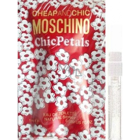 Moschino Cheap And Chic Chic Petals toaletní voda pro ženy 1 ml s rozprašovačem, vialka