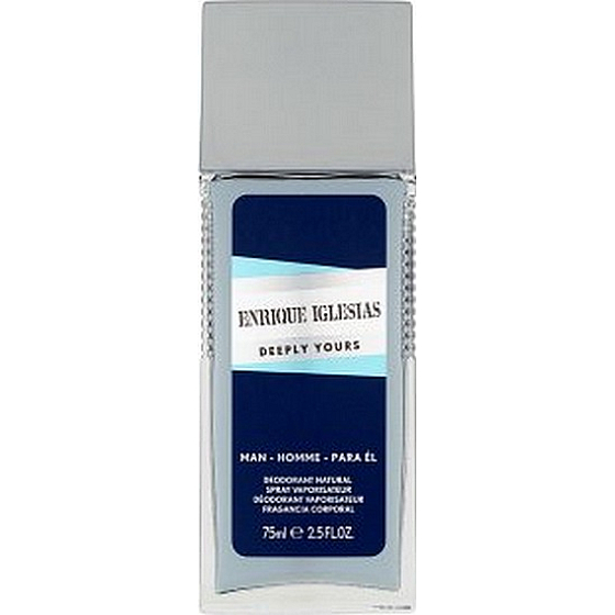 Enrique Iglesias Deeply Yours Man parfémovaný deodorant sklo pro muže 75 ml