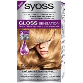 Syoss Gloss Sensation Šetrná barva na vlasy bez amoniaku 9-6 Vanilkové latte 115 ml