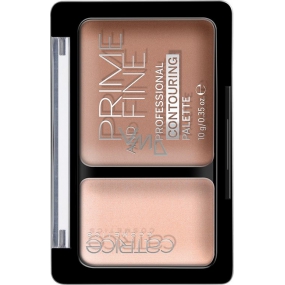 Catrice Prime and Fine Contouring Palette konturovací paleta 010 Ashy Radiance 10 g