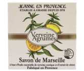 Jeanne en Provence Verveine Cédrat - Verbena a Citrusové plody tuhé toaletní mýdlo 100 g