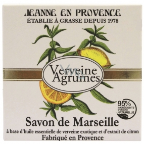 Jeanne en Provence Verveine Cédrat - Verbena a Citrusové plody tuhé toaletní mýdlo 100 g