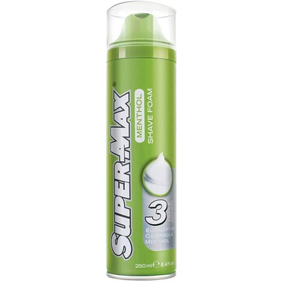 Super-Max Menthol pěna na holení 250 ml