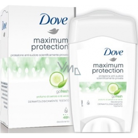 Dove Maximum Protection Okurka & zelený čaj antiperspirant deodorant stick pro ženy 45 ml