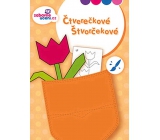 Ditipo Omalovánky do kapsy Čtverečkové 32 stran A6 105 x 148 mm