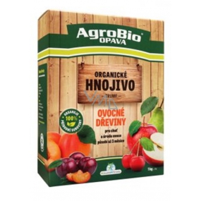 AgroBio Trumf Ovocné dřeviny přírodní granulované organické hnojivo 1 kg 41558, 6/2029