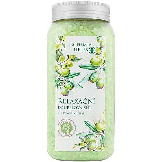Bohemia Gifts Olivový olej sůl do koupele 900 g