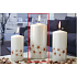 Lima Starlight svíčka bílá/měděná válec 70 x 150 mm 1 kus