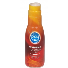 Play Time Warming Sensation Lube lubrikační gel na vodní bázi 75 ml