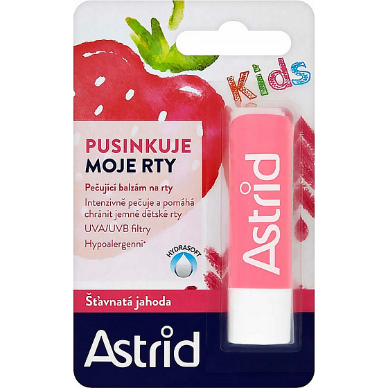 Astrid Kids Štavnatá jahoda balzám na rty 4,8 g