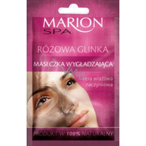 Marion Spa vyhlazující maska s růžovým jílem pro citlivou, jemnou a prokrvenou pokožku 8 g