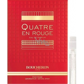 Boucheron Quatre En Rouge parfémovaná voda pro ženy 2 ml s rozprašovačem, vialka