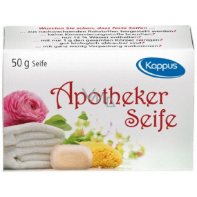Kappus Apotheker antibakteriální lékařské velmi jemné toaletní mýdlo 50 g