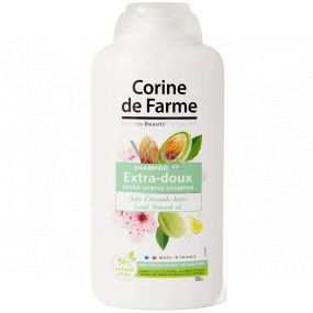 Corine de Farme Mandlový olej extra jemný šampon pro všechny druhy vlasů 500 ml