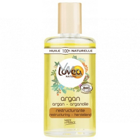 Lovea Bio Arganový olej a vitamin E obnovující olej na obličej, tělo, vlasy 50 ml