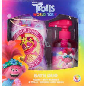 Trollové Pěna do koupele 400 ml + tekuté mýdlo zpívající 250 ml, kosmetická sada pro děti