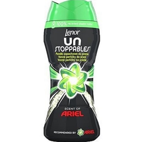 Lenor Unstoppables Scent of Ariel vonné perličky do pračky dodávají prádlu intenzivní svěží vůni až do dalšího praní 210 g