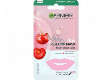 Garnier Skin Naturals Replump Mask vyplňující textilní maska na rty 5 g