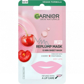 Garnier Skin Naturals Replump Mask vyplňující textilní maska na rty 5 g