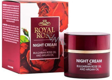 Royal Rose noční krém s růžovým a arganovým olejem pro všechny typy pleti 50 ml