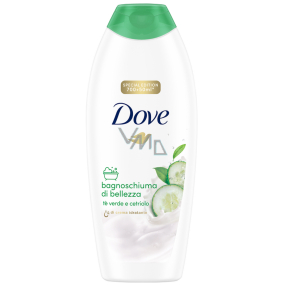 Dove Okurka a zelený čaj 2v1 sprchový gel + pěna do koupele 750 ml