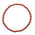Jaspis červený náramek elastický přírodní kámen, kulička 4 mm / 19 cm, kámen úplné péče