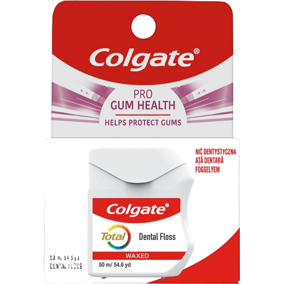 Colgate Total Pro Gum Health zubní nit mátová, 50 m