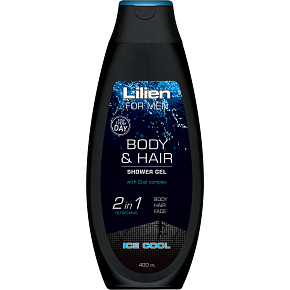Lilien Men Ice Cool sprchový šampon, 400 ml