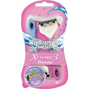 Wilkinson Lady Xtreme 3 Beauty holicí strojek 3 břity 3 + 1 kusů