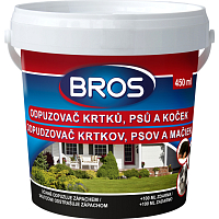 Bros pachový ohradník proti krtkům, psům a kočkám, 450 ml
