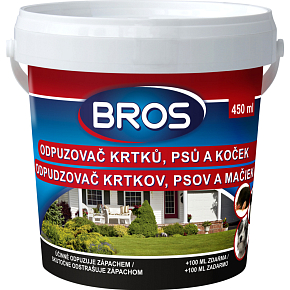 Bros pachový ohradník proti krtkům, psům a kočkám, 450 ml Bros pachový ohradník proti krtkům, psům a kočkám, 450 ml