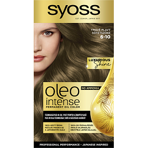 Syoss Oleo Intense dlouhotrvající olejová barva na vlasy, Tmavě Plavý 6-10 Syoss Oleo Intense dlouhotrvající olejová barva na vlasy, Tmavě Plavý 6-10