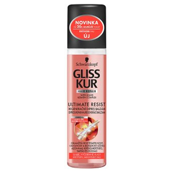 Gliss Kur Ultimate Resist regenerační expres balzám pro slabé, vyčerpané vlasy 200 ml