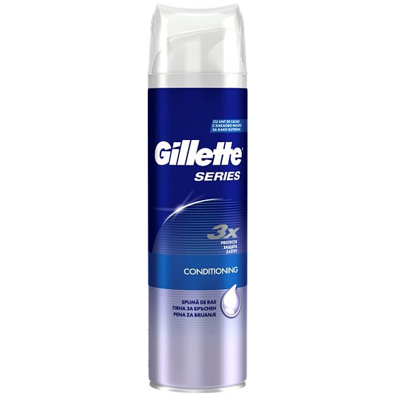 Gillette Series Conditioning pěna na holení pro muže 250 ml
