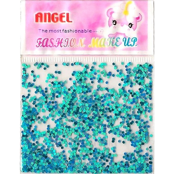Angel Ozdoby na nehty kolečka tyrkysové 1 balení