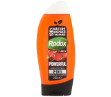 Radox Men Feel Powerful Caffeine & Guarana 2v1 sprchový gel a šampon pro muže 250 ml