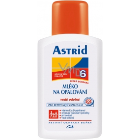 Astrid F6 Mléko na opalování 200 ml vysoce voděodolné