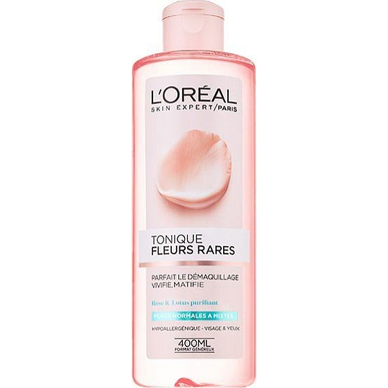 Loreal Paris Fleurs Rares Tonique Fraicheur pleťová voda s výtažky vzácných květů pro normální až suchou pleť 400 ml
