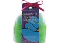 Bomb Cosmetics Limetka a kiwi - Shower to the People Sprchové masážní mýdlo 140 g