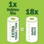 Vektex Utěrka houbová Bio v roli, 100% přírodní 12 kusů