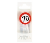 Albi Dortová svíčka single - Značka 70, 2,5 cm