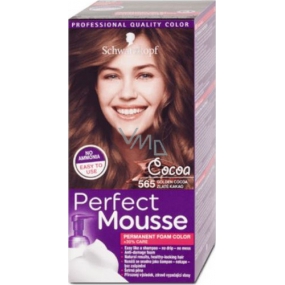 Schwarzkopf Perfect Mousse Permanent Foam Color barva na vlasy 565 Zlaté kakao